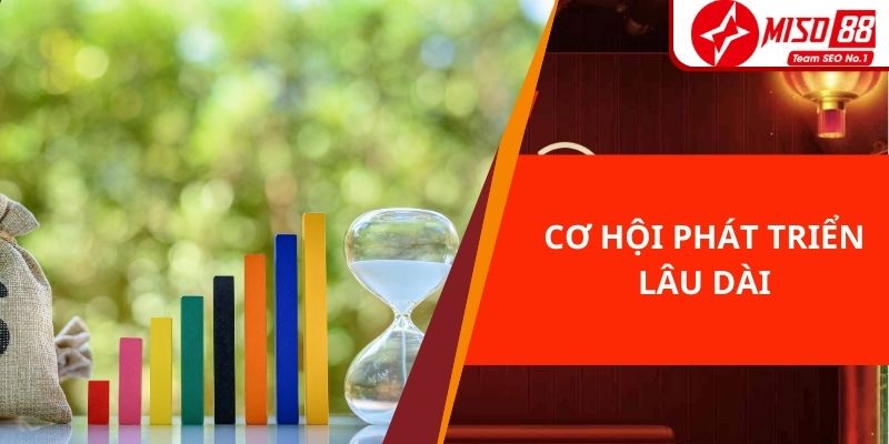 Cơ hội phát triển lâu dài trong môi trường trực tuyến